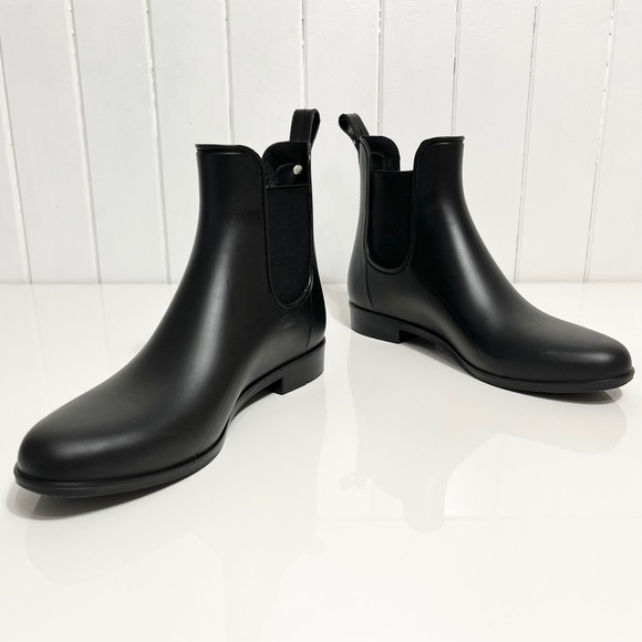 Sam Edelman Tinsley Matte Black Waterproof Ankle Rain Boots Size 9M - Picture 16 of 16